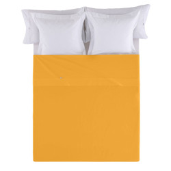 Top sheet Alexandra House Living Yellow 190 x 270 cm