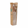 Set of glasses Algon Disposable Cardboard kraft paper 35 Pieces 350 ml (20 Units)