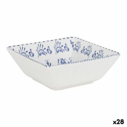 Snack Bowl La Mediterránea Blur Porcelain 13 x 13 x 5 cm (28 Units)