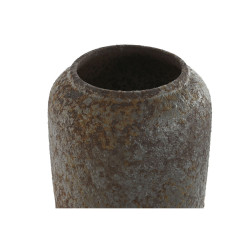 Vase Home ESPRIT Brown Grey Ceramic Aged finish 20 x 20 x 51 cm