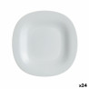 Dessert dish Luminarc Carine Granit Ø 19,5 cm Grey Glass (24 Units)