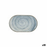 Snack tray La Mediterránea Anllo Oval 25 x 15 x 2,2 cm (18 Units)