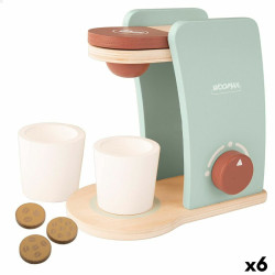 Toy coffee maker Woomax 6 Pieces (6 Units)