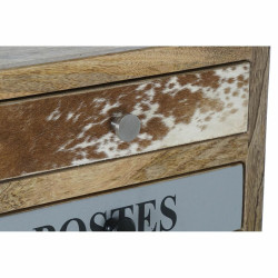 Chest of drawers DKD Home Decor Metal Mango wood (45 x 35 x 120 cm)