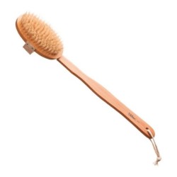 Bath Brush Eurostil MADERA FIBRA Natural Fibre