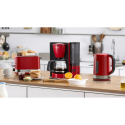 Kettle BOSCH TWK6A514 Red Grey plástico,acero inoxidable 2200 W 1,7 L