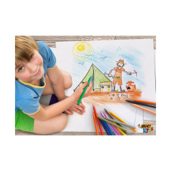 Coloured crayons Plastidecor Kids Box Multicolour