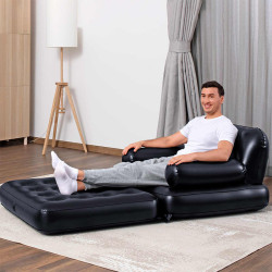 Inflatable Armchair Bestway Black 191 x 38 x 25 cm