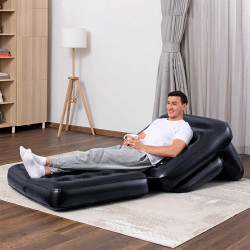 Inflatable Armchair Bestway Black 191 x 38 x 25 cm