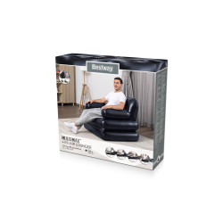 Inflatable Armchair Bestway Black 191 x 38 x 25 cm