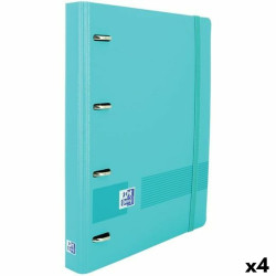 Ring binder Oxford Live & Go Blue A4+ (4 Units)