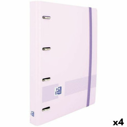 Ring binder Oxford Live & Go Light mauve A4+ (4 Units)