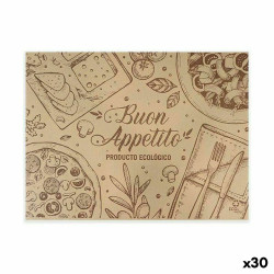 Table mat set Algon Buon Apetito Disposable kraft paper 40 Pieces 30 x 40 cm (30 Units)