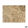 Table mat set Algon Buon Apetito Disposable kraft paper 40 Pieces 30 x 40 cm (30 Units)