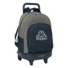 School Rucksack with Wheels Safta Blue Grey 33 x 22 x 45 cm