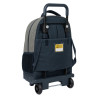 School Rucksack with Wheels Safta Blue Grey 33 x 22 x 45 cm