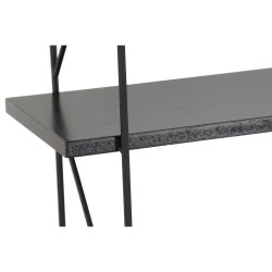 Shelves DKD Home Decor Black Wood Metal 60 x 16 x 123 cm