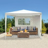 Gazebo Aktive 270 x 255 x 270 cm Steel Cream