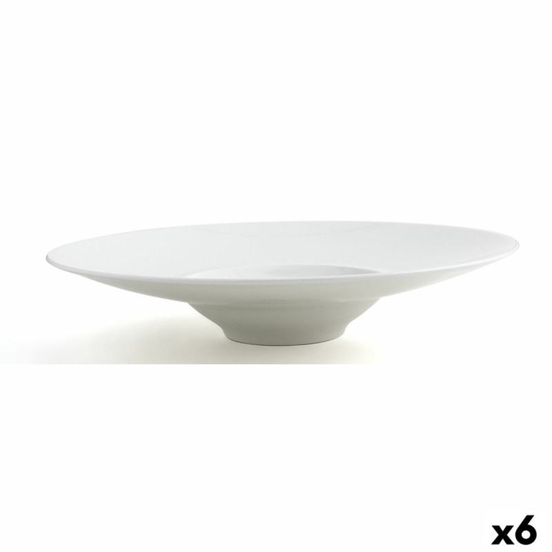 Deep Plate Ariane Gourmet White Ceramic Ø 29 cm (6 Units)