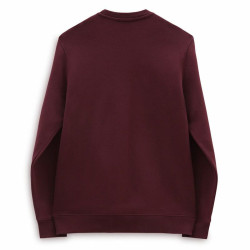 Men’s Sweatshirt without Hood Vans Classic Crew-B Dark Red Brown