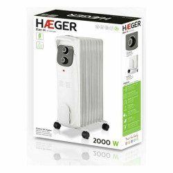 Oil-filled Radiator (9 chamber) Haeger OH-009.006A White 2000 W