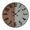 Wall Clock Versa Metal MDF Wood MDF Wood/Metal 5 x 60 x 60 cm