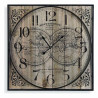 Wall Clock Versa Wood (59,5 x 5,5 x 59,5 cm)