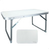 Folding Table Aktive White 60 x 40 x 40 cm (4 Units)