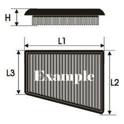 Air filter Green Filters P950337