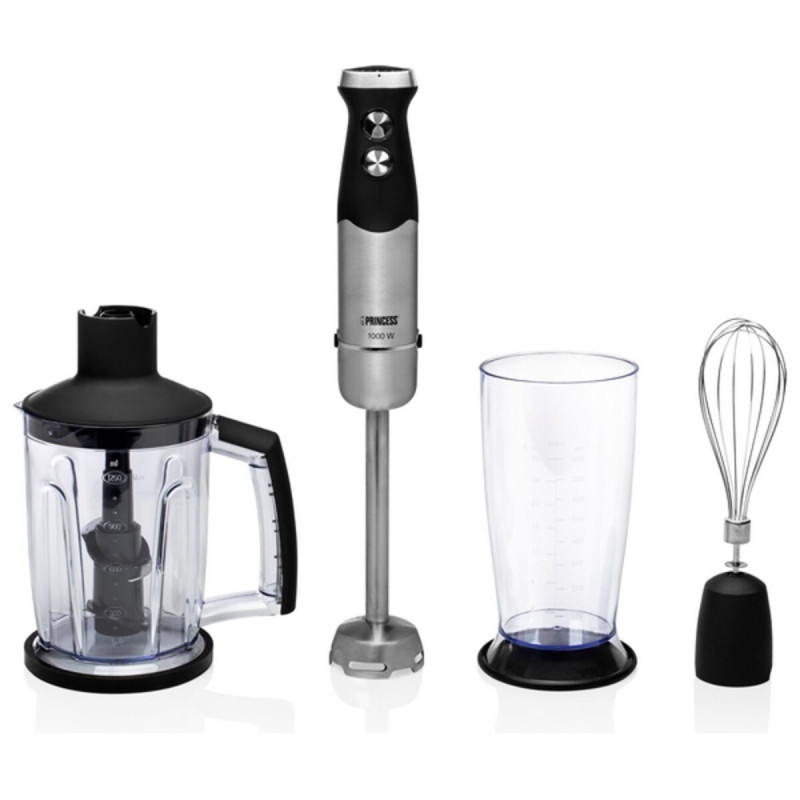 Hand-held Blender Princess 01.221221.01.001 0,8 L 1000W Black 1000 W