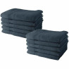 Towel set TODAY Grey 10 Pieces 70 x 130 cm