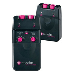 Pure Vibes E-Stim Tens Unit Mystim Black