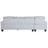 Chaise Longue Sofa DKD Home Decor Light grey polypropylene Modern 244 x 146 x 81 cm