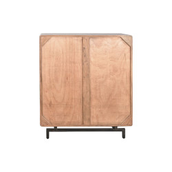 Chest of drawers Home ESPRIT Brown Natural Metal Acacia Modern 87 x 47 x 100 cm