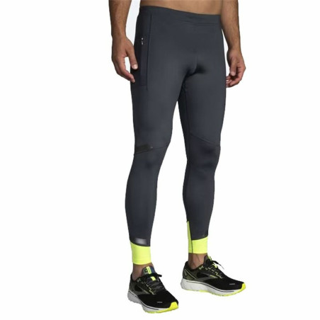 Sports Leggings for Men Brooks Running Source Black