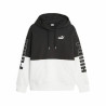 Women’s Hoodie Puma Power Colorblock Black