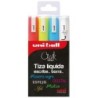 Set of Felt Tip Pens Uni-Ball PWE-5M Whiteboard (4 Pieces)