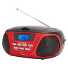 Radio CD Bluetooth MP3 Aiwa BBTU300RD    5W Red Black