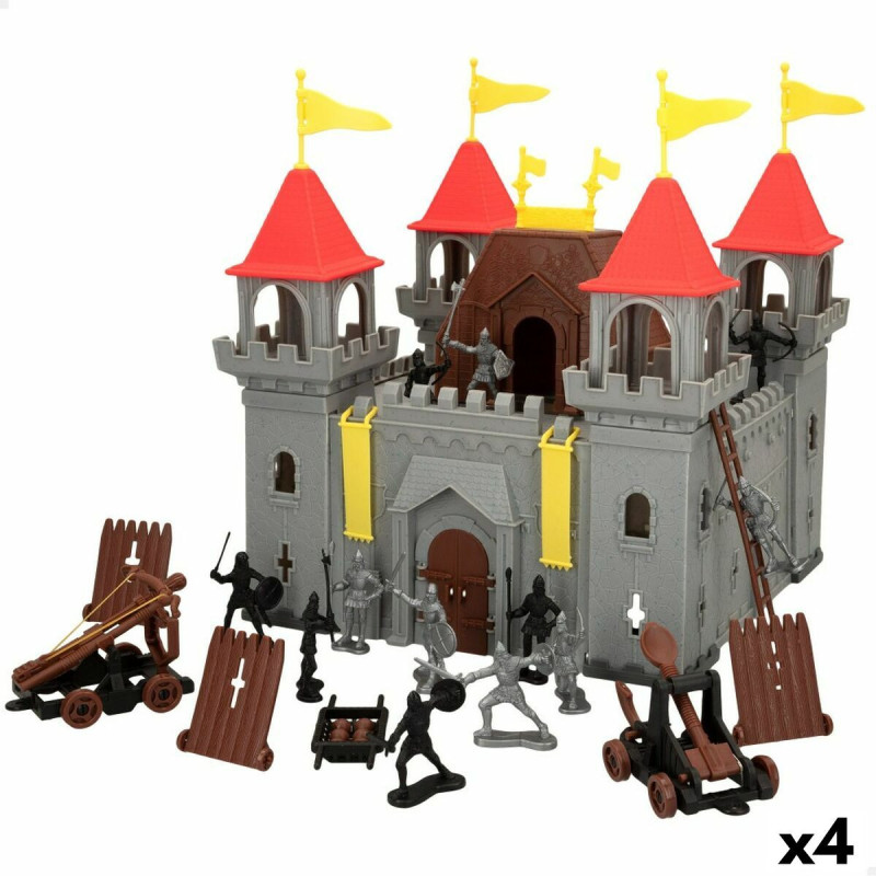 Construction set Colorbaby Medieval Fighters 25 Pieces (4 Units)