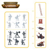 Construction set Colorbaby Medieval Fighters 25 Pieces (4 Units)