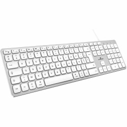 Keyboard Bluestork White French AZERTY