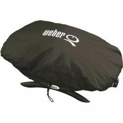 Protective Cover for Barbecue Weber Q 1000 Series Premium Black Polyester