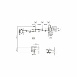 Screen Table Support Equip 650157 17"-32"