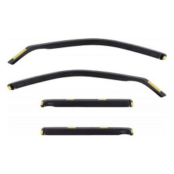 Wind deflector HEKO 31186 4 Pieces Frontal Rear