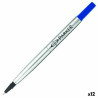 Refill for ballpoint pen Parker Roller Metro Blue (12 Units)