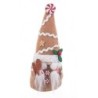 Christmas bauble Beige Multicolour Sand Fabric Girl 8 x 6 x 19,5 cm