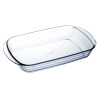 Oven Dish Ô Cuisine Ocuisine Vidrio Transparent Glass Rectangular 39 x 24 x 6 cm (6 Units)