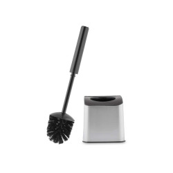 Toilet Brush Silver Plastic (12,3 x 36,5 x 14,5 cm) (12 Units)