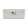 Planter Stefanplast White Plastic 39 x 13,5 x 15 cm (12 Units)