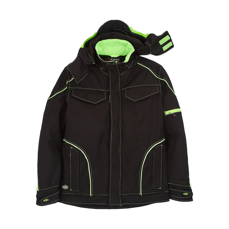 Jacket Cofra Tecka Light Lime Black (16)